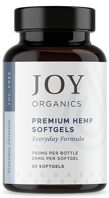 Joy Organics Premium Hemp Softgels 25mg